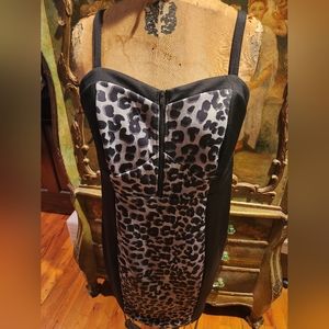 BNWT Torrid Cheetah Scuba/Bodycon Dress Size 1